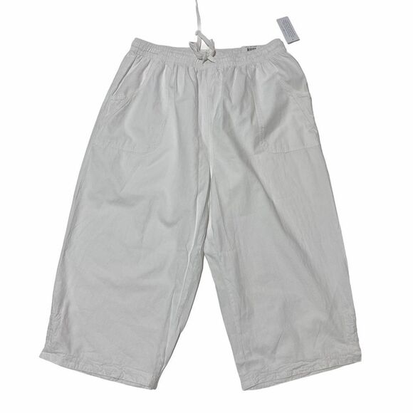 KAREN Scott White Comfort Waist Capri Pants 1x Nwt - Picture 4 of 12